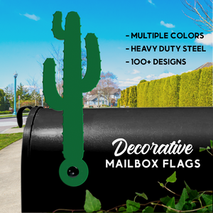 Cactus Mailbox Flag - Decorative Mailbox Decor - Metal Mailbox Decoration - Decor Gift