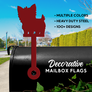 Terrier Dog Mailbox Flag - Decorative Mailbox Decor - Metal Mailbox Decoration - Decor Gift