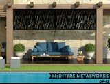 Decorative Metal Wall Panels  - Interior and Exterior  - Great for fence, walls, Inserts, railing, landscape+  DP12