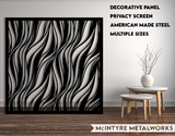 Decorative Metal Wall Panels  - Interior and Exterior  - Great for fence, walls, Inserts, railing, landscape+  DP12